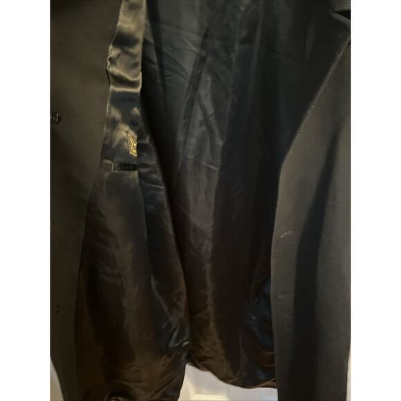 Mario Valente Overcoat Trench Coat 42L Wool & Cashmere Pristine Condition Italy - Picture 6 of 11